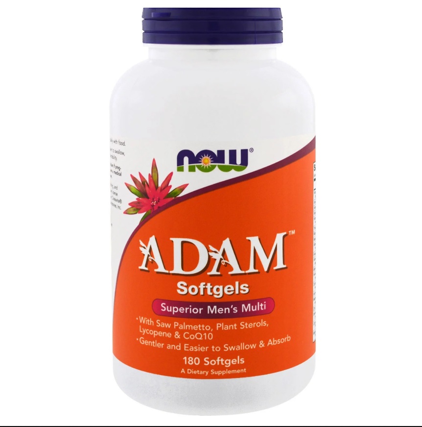 NOW Adam Men&prime;s Vitamins 180softgels