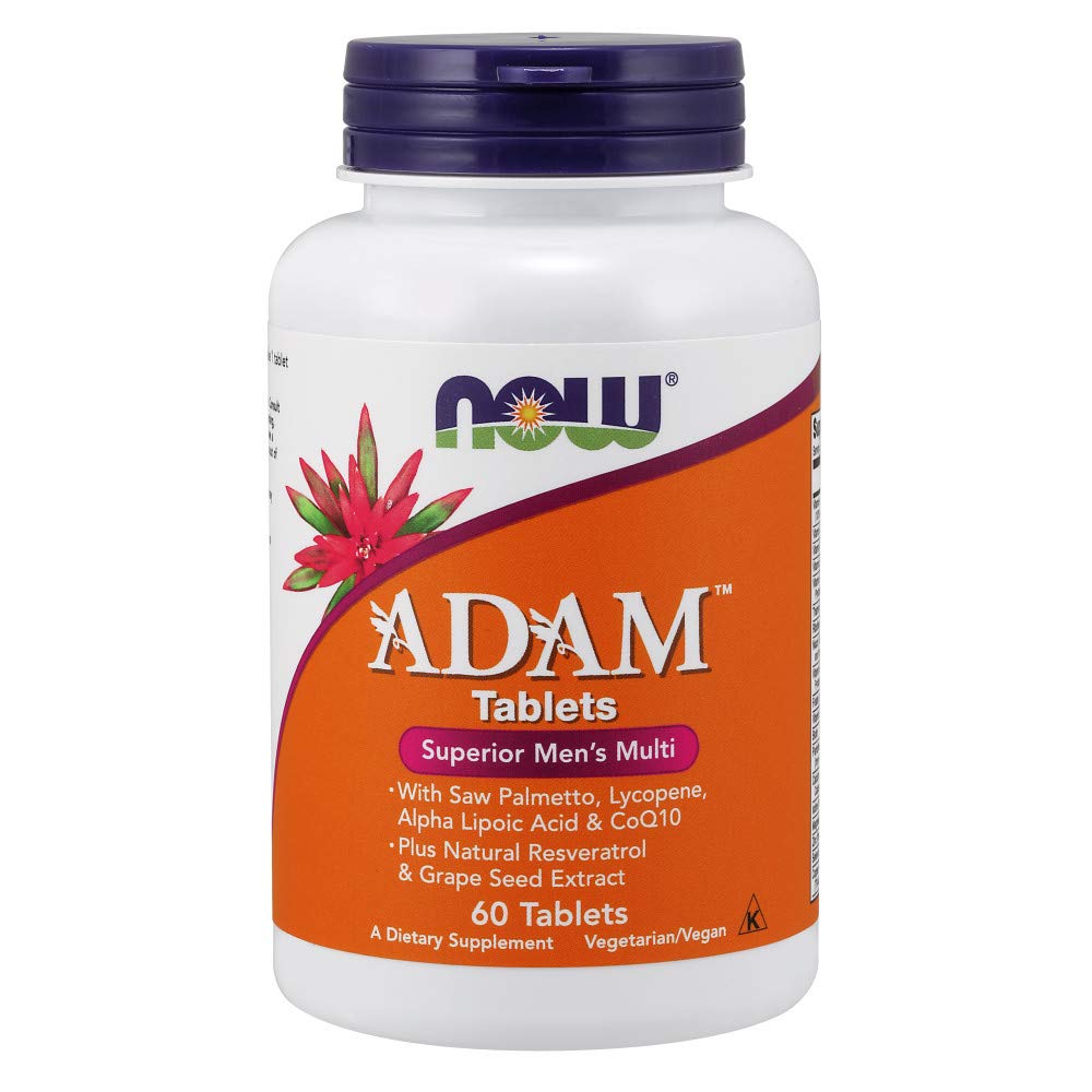 NOW Adam Men&prime;s Vitamins 60tabs