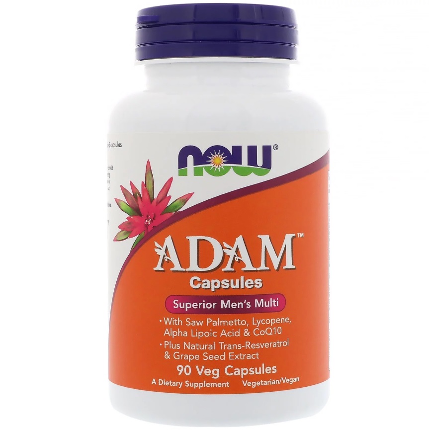 NOW Adam Men&prime;s Vitamins 90caps