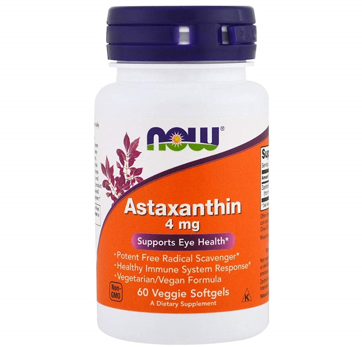 NOW Astaxanthin 4mg 60drops