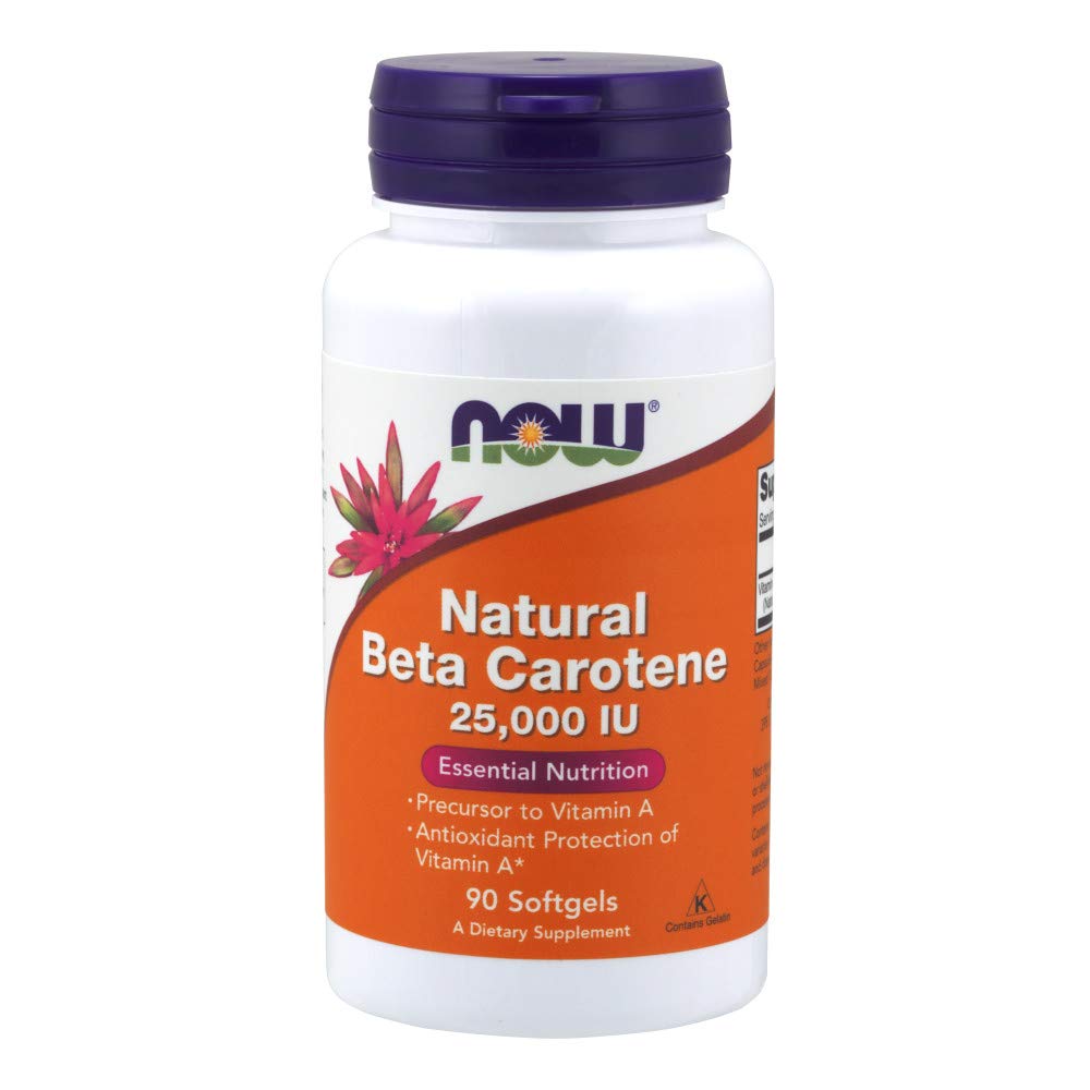NOW Beta Carotene Natural 25000 Iu 90drops