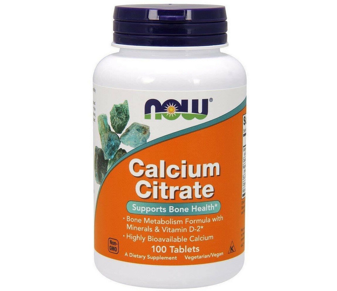 NOW Calcium Citrate 300mg 100tabs