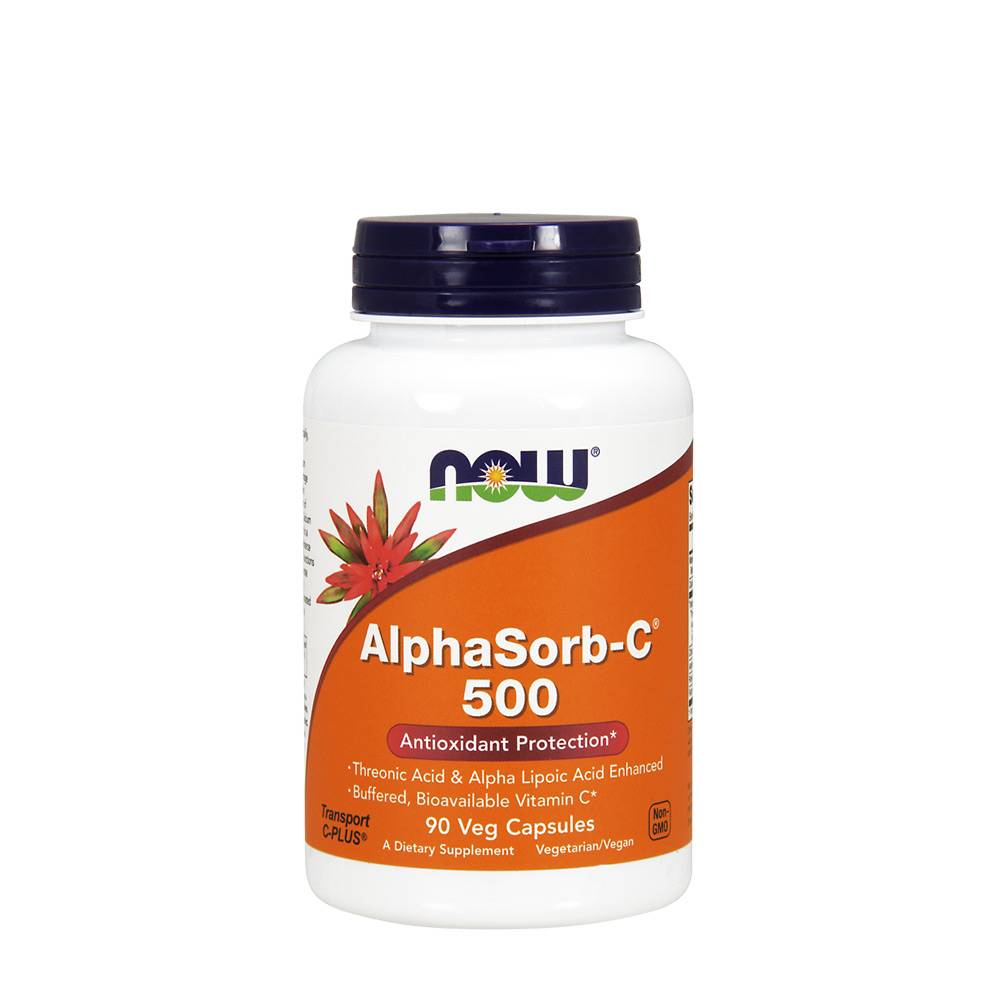 NOW Alphasorb-c 500mg 90caps