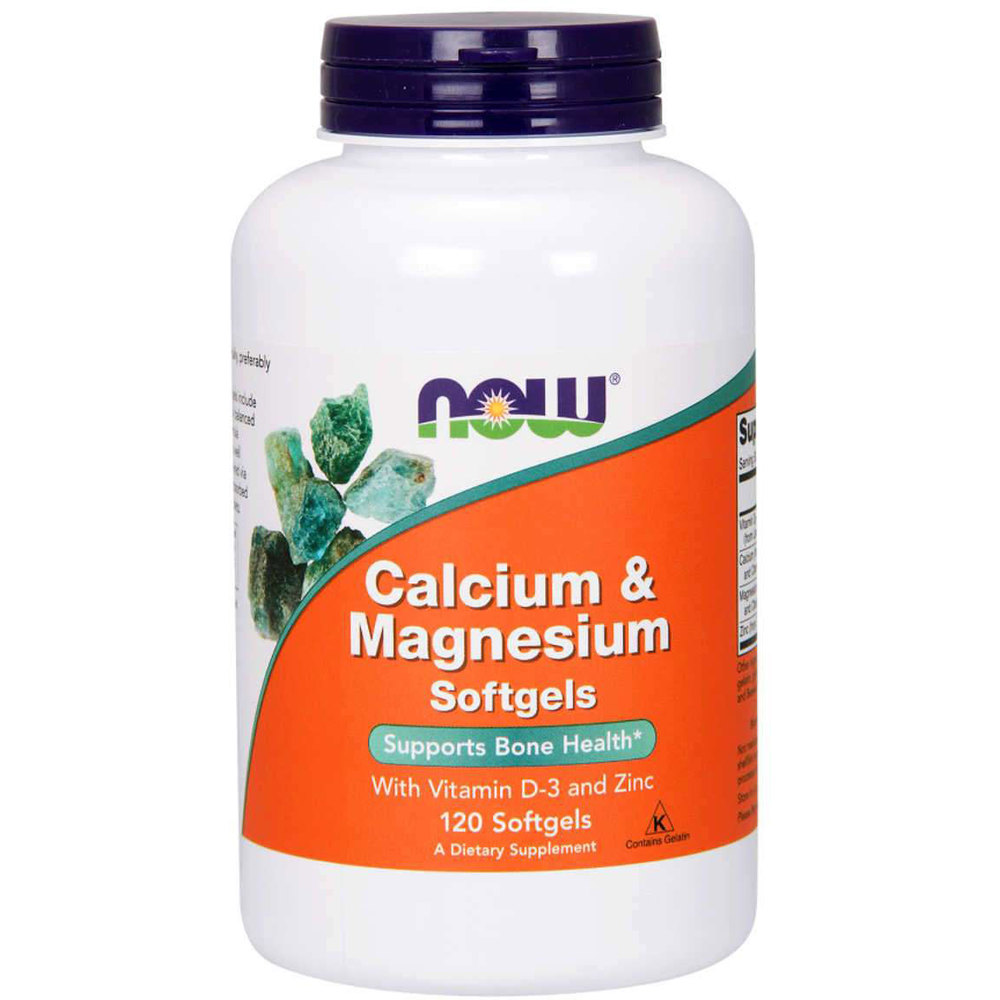 NOW Cal-mag + Vitamin D 120caps
